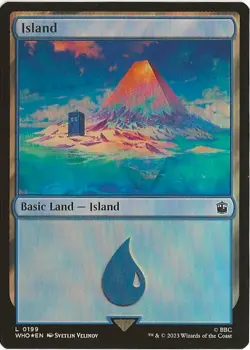 Island 0199 Land MTG Universes Beyond: Doctor Who NM/M BBC - Image 1