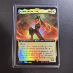 MTG FF Former Soldier Cloud Expansion Art Foil Mythical English Version 456982 - Image 1
