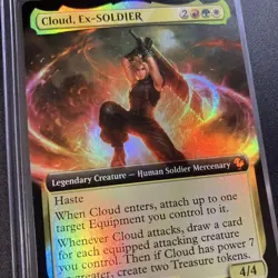 MTG FF Former Soldier Cloud Expansion Art Foil Mythical English Version 456982 - Image 3