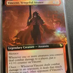 MTG FF Vengeance Redeemer Vincent Expansion Art Foil English Version 456837 - Image 3