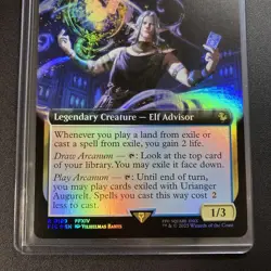 MTG FF Urienje Augure Extended Art Foil English Version FFXIV 456544 - Image 3