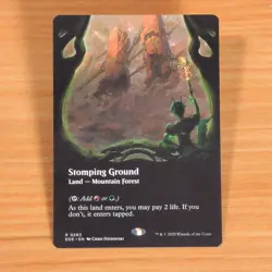MTG - Stomping Ground (Borderless) EOE 0283 Edge of Eternities Near Mint - Image 1