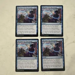 Magic the Gathering MTG This Town Ain't Big Enough Play Set Of 4 Cards - Image 1