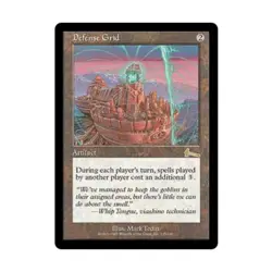 WOTC MtG Urza's Legacy Defense Grid (R) (Foil) VG+ - Image 1