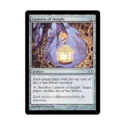 WOTC MtG Fifth Dawn Lantern of Insight (U) (Foil) NM - Image 1