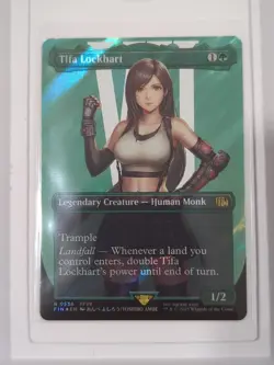 Tifa Lockhart Borderless Surge Foil MTG MAGIC the Gathering Fantasy Foil 0536 - Image 1