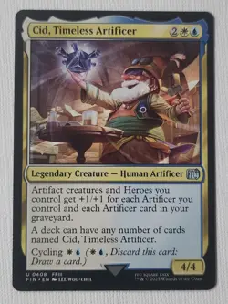 Magic The Gathering: MTG Cid, Timeless Artificer-NF (FIN) Uncommon 0408 - Image 1