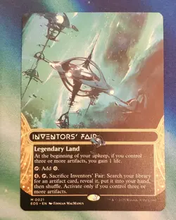 x1 Inventors' Fair (0021) - Borderless M MTG Edge of Eternities: Stellar Sights - Image 1