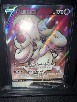 Alcremie V (Full Art) - 064/072 Ultra Rare Shining Fates NM Pokemon TCG - Image 1