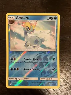 Amaura - 27/131 - Forbidden Light Reverse Holo Uncommon Pokemon TCG - Image 1