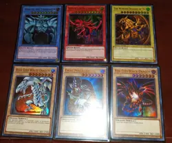 Yugioh 25TH ANNIVERSARY PROMO GOD & MONSTER CARDS (Set Of 6) + Bonus Cards - Image 1
