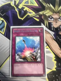 COMPULSORY EVACUATION DEVICE BLUE RARE FRENCH DL09-EN019 FR019 LIGHT PLAY YUGIOH - Image 1