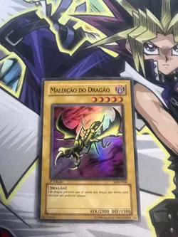 CURSE OF DRAGON PORTUGUESE 1ST LOB-066 LDB-P066 MODERATE PLAY YUGIOH - Image 1
