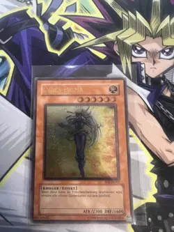 CYBER PRIMA ULTIMATE RARE GERMAN EOJ-EN007 DE007 LIGHT PLAY YUGIOH - Image 1