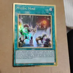 Yugioh Card TCG MYSTIC MINE 1ST EDITION MGED-EN047 Holo GOLD RARE NM - Image 1