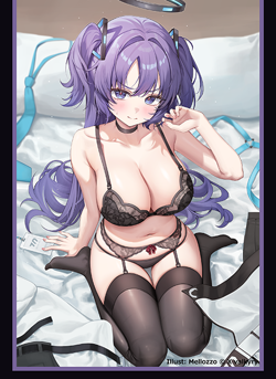Blue Archive Hayase Yuuka Doujin Card Sleeve Protector - Image 1