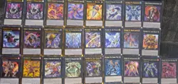 Yu-gi-oh Black Nunber Card Lot Of 27 Cards. Winner Gets 25 UR, UTR, & SCR Free - Image 1