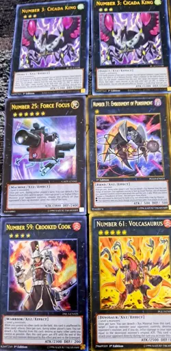 Yu-gi-oh Black Nunber Card Lot Of 27 Cards. Winner Gets 25 UR, UTR, & SCR Free - Image 4
