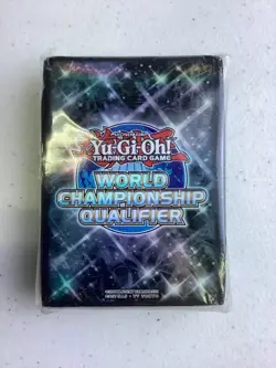 YuGiOh - Black Card Sleeves - World Championship Qualifier - 2022 - Sealed - Image 1