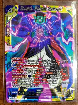 Dragon Ball Super Card Game (Foil Card) Boujack Pinpoint Onslaught Promo EX18-05 - Image 1
