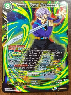 Dragon Ball Super Card Game (Foil) Trunks Spirit Resonance Promo EX18-03 - Image 1