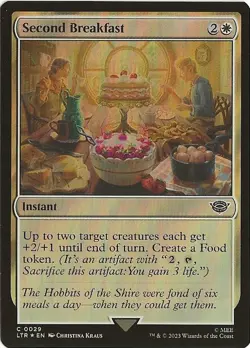 Second Breakfast 29 Common MTG Lord of the Rings Middle Earth NM/MT - Image 1