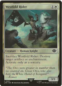 Westfold Rider 37 Common MTG Lord of the Rings Middle Earth NM/MT - Image 1