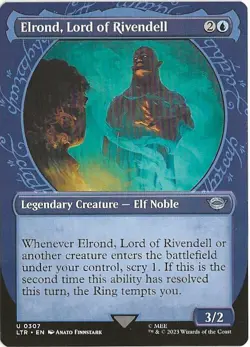 Elrond Lord of Rivendell 307 Uncommon MTG Lord of the Rings Middle Earth NM/M - Image 1