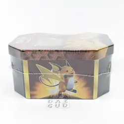 DENTED Raichu GX Hidden Fates Tin Sun & Moon Pokemon Cards TCG BRAND NEW SEALED - Image 4
