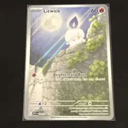 Litwick 101/086 Illustration Rare White Flare Pokemon TCG - Image 1