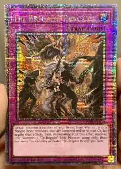Yugioh Tri-Brigade Revolt RA01-EN079 Quarter Century Secret Rare 1st NM w/Track - Image 1