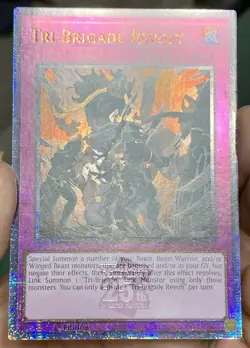Yugioh Tri-Brigade Revolt RA01-EN079 Quarter Century Secret Rare 1st NM w/Track - Image 4
