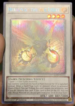 Yugioh Herald of the Arc Light RA01-EN031 Platinum Secret Rare 1st NM w/Tracking - Image 4