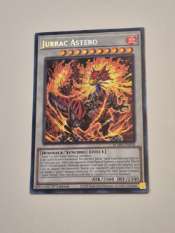Yugioh Jurrac Astero BLMM-EN018 Secret Rare 1st Ed Near Mint - Image 1