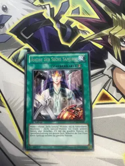 ASCETICISM OF THE SIX SAMURAI RARE GERMAN STOR-EN050 DE050 LIGHT PLAY YUGIOH - Image 1