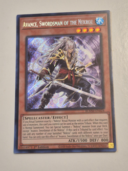 Yugioh! Avance, Swordsman of the Nekroz - BLMM-EN024 - Secret Rare - 1st Edition - Image 1