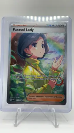 Parasol Lady 255/182 Paradox Rift Special Illustration Rare NM/M Pokemon Card - Image 1