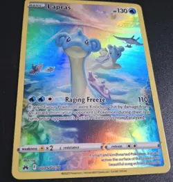 Lapras GG05/GG70 Crown Zenith: Galarian Gallery Holo Ultra Rare Pokemon TCG NM/M - Image 3