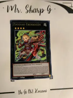 ZOODIAK-EBERBOGEN - 1. AUFLAGE RATE-DE054 DE Yu-Gi-Oh! CARD RARE KONAMI TCG OCG - Image 2