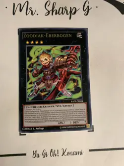 ZOODIAK-EBERBOGEN - 1. AUFLAGE RATE-DE054 DE Yu-Gi-Oh! CARD RARE KONAMI TCG OCG - Image 3