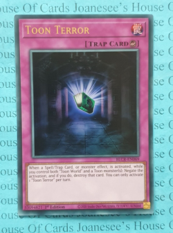 Toon Terror BLCR-EN069 Ultra Rare Yu-Gi-Oh Card 1st Edition New NM/LP - Image 1