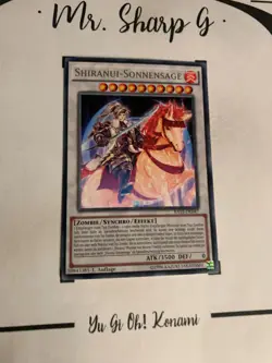 SHIRANUI-SONNENSAGE - 1. AUFLAGE RATE-DE047 DE Yu-Gi-Oh! CARD RARE KONAMI 2017 - Image 4