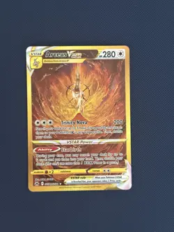 Arceus VSTAR Gold GG70/GG70 Pokemon TCG Crown Zenith English NM/M Pokemon Card - Image 1