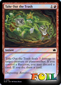 Take Out the Trash 0156 MTG Bloomburrow Common NP Foil - Image 1