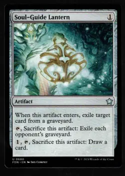 4x Soul-Guide Lantern-Magic the Gathering-MTG-Foundations-Near Mint-4x - Image 1