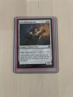 MTG Starnheim Aspirant Kaldheim Uncommon Creature Card Angel Theme LP - Image 1