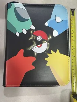 Card Binder for Pokemon Cards Holder Fits 400 Cards w/ 50 Removable Sleeves - Image 1