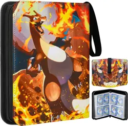 Card Binder for Pokemon Cards Holder Fits 400 Cards w/ 50 Removable Sleeves - Image 1