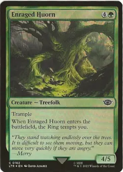 Enraged Huorn 162 Common MTG Lord of the Rings Middle Earth NM/M - Image 1
