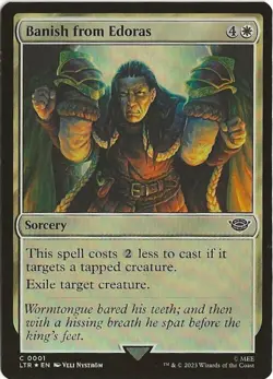 Banish From Edoras 1 Common MTG Lord of the Rings Middle Earth NM/M - Image 1